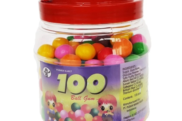 Confectionery 100 Ball Gum (Jar) 1 ~item/2023/4/19/100ballgum