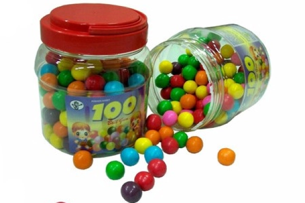 Confectionery 100 Ball Gum (Jar) 2 ~item/2023/4/19/100ballgum1