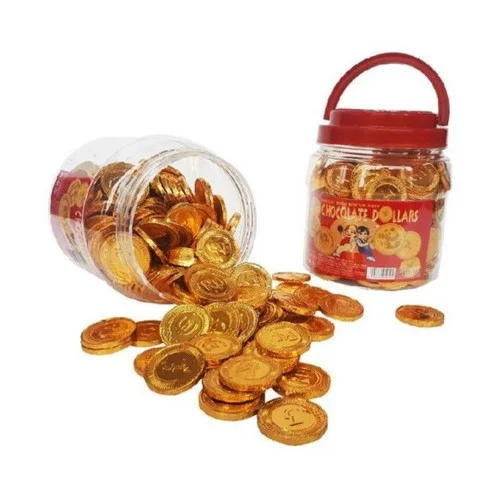 Confectionery Chocolate Dollars (Jar) 2 ~item/2023/4/19/chocolatedolar1