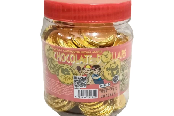 Confectionery Chocolate Dollars (Jar) 1 ~item/2023/4/19/chocolatedolar21