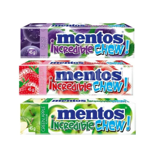 Confectionery Mentos Incredible Chewy 45 gr (Box) 1 ~item/2023/4/3/mentosincredible3